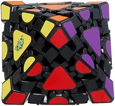 Lanlan Gear Octahedron Magic Cube with Black Base