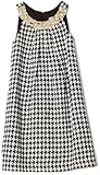 Blush By Us Angels Girls 7-16 Houndstooth and Pearl's Trapeze Dress