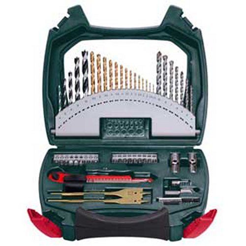 Metabo Zubehoer-Set Promotion 55-teilig im Koffer, Bohrer und Bits