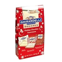 Ghirardelli Chocolate Squares, Holiday Assortment, 7.03-Ounce Packages (Pack of 3)