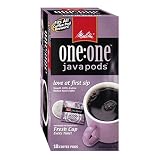 Melitta One:One Universal Fit, Java Pods, Love At First Sip, Medium Roast Coffee, 18-Count Box (Pack of 4)