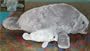 Wishpets Manatee 17" L with Baby 8" L Plush Toy Stuffed Animal