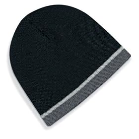 Beechfield two tone beanie hat