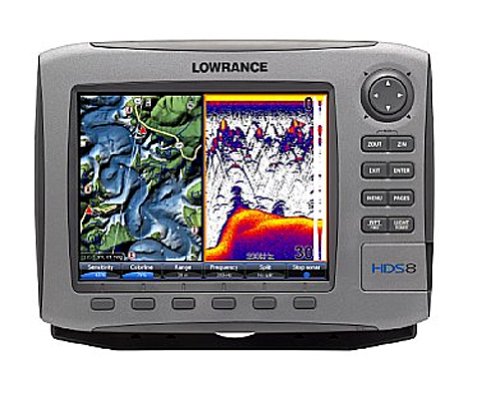 Lowrance Fischfinder/GPS-Kartenplotter HDS-8, schwarz