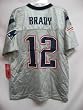 Tom Brady New England Patriots Silver Mid-Tier NFL Youth Jersey