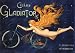 CYCLES GLADIATOR FRANCE FLYING BICYCLE WOMAN STARRY NIGHT VINTAGE POSTER REPRO