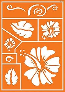 JAVANA TEXTIL stencil, self-adhesive and reusable 