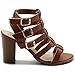 Ollio Womens Shoe Gladiator Ankle High Bootie Sandal
