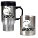 San Diego Chargers NFL Travel Mug & Stainless Can Holder Set - Helmet logo