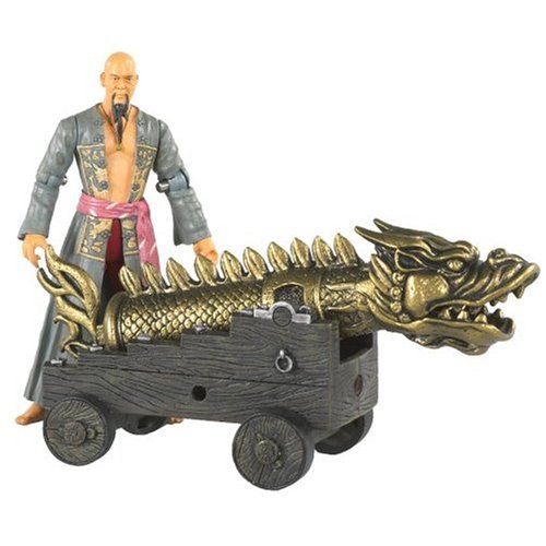 Childrens Toyshop  Toys : Pirates Of The Carribean 3: Deluxe Sao Feng with Empress Dragon Cannon and Singapore Pirate Weapons