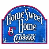 NBA Los Angeles Clippers 11-by-9 Wood Home Sweet Home Sign