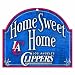 NBA Los Angeles Clippers 11-by-9 Wood Home Sweet Home Sign