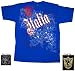 FC Football Club Soccer Italia Unitas Fleur Italy Blue T-shirt Tee