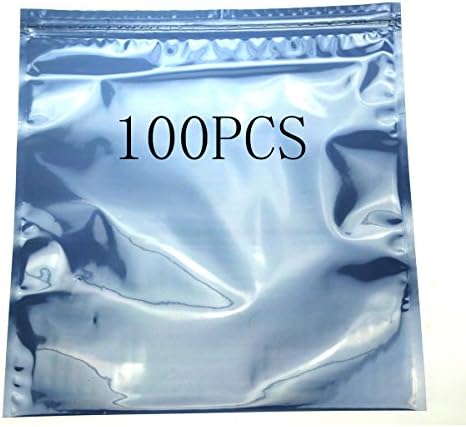 LENX Pack of 100 (25x26cm) Antistatic Resealable Bag for HDD and other Electronic Device