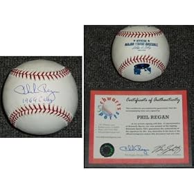<b>Phil Regan Signed MLB Baseball w/69 Cubs - Chicago Cubs MLB Baseball Sports Memorabilia</b>