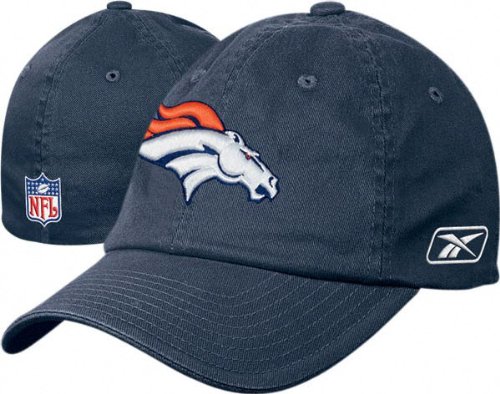 Denver Broncos -Navy- Sideline Flex-Fit Slouch Hat