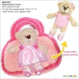 Pecoware Best Buddy Dance Ballerina Purse Removable Plush Animal (Buy One Get One Secret Gift!!!)