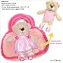 Pecoware Best Buddy Dance Ballerina Purse Removable Plush Animal (Buy One Get One Secret Gift!!!)