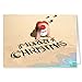 Stonehouse Collection | Merry Christmas Beach & Sand | Beach Christmas Cards | 18 Cards & Envelopes … (Standard)