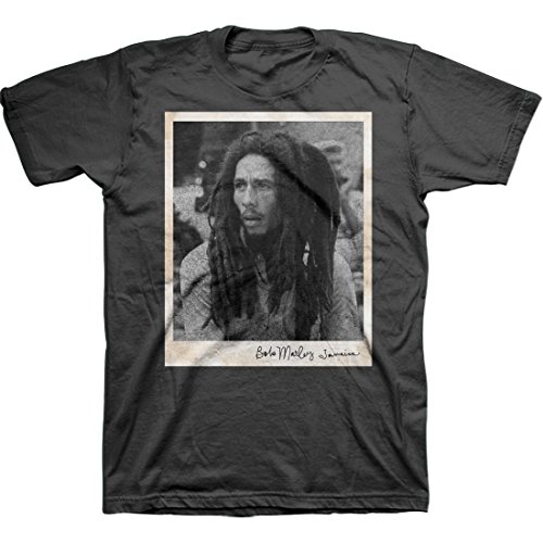 Bob Marley Jamaica Polaroid Portrait T-shirt - Black