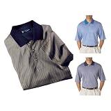 Oxford Golf - Adult Short-Sleeve Stripe Lisle Polo (1811)