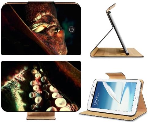 Octopus Suction Cup Underwater Animal Samsung Galaxy Note 8 GT-N5100 GT-N5110 GT-N5120 Flip Case Stand Magnetic Cover Open Ports Customized Made to Order Support Ready Premium Deluxe Pu Leather 8 7/16 Inch (215mm) X 5 11/16 Inch (145mm) X 11/16 Inch (17mm) MSD Note 8 cover Professional Note8 Cases Note_8 Eight Accessories Graphic Background Covers Designed Model Folio Sleeve HD Template Designed Wallpaper Photo Jacket Wifi Protector Tablet