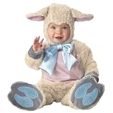 Lil Characters Infant Lamb Costume, Off White/Pink/Light Blue