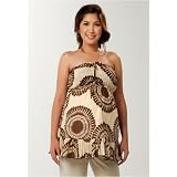 Women's Lauren Kiyomi Printed Voile Strapless Top (Maternity) - More Colors Available