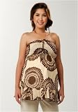 Women's Lauren Kiyomi Printed Voile Strapless Top (Maternity) - More Colors Available