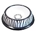 PawProof Small Designer Pet Bowl, Safari Collection, Zebra