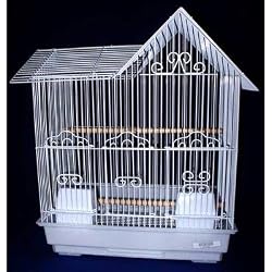 Brand New Bird Cage Cages 17x12x45 With Stand 1754Wht/S