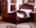 Cherry Finish King Sleigh Bed