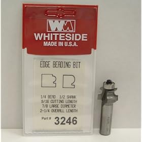 Whiteside 3246 Edge Beading Router Bit