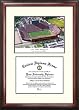 University of Iowa: Kinnick Stadium Scholar Scholar Mahogany Framed Lithograph w/Diploma Opening