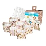 Bumkins Diaper Bundle 6-Pack - Girl Elements, Medium