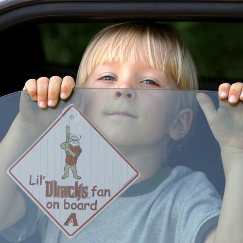 Arizona Diamondbacks Lil' Fan On Board Car Sign
