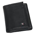 Tommy Hilfiger Men's Oxford Slim Credit Card Trifold, Black