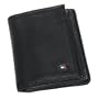 Tommy Hilfiger Men's Oxford Slim Credit Card Trifold, Black