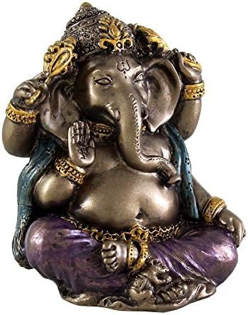 2 Inch Mini Ganesh Sculpture Statue Hindu Deity Hinduism Ganesha Elephant God