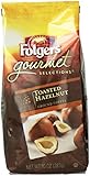 Folgers Gourmet Selections Toasted Hazelnut Flavored Coffee, 10 Ounce