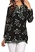 Sakkas Callie Anchor Long Sleeve Cotton Tunic Blouse