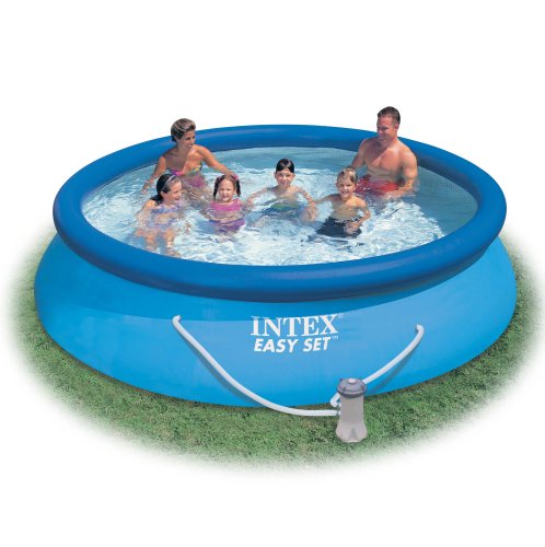 Childrens Toyshop  Toys : 12' x 30" Easy Set Pool Set (with Filter Pump and DVD)