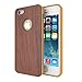 iPhone 5s Case, Slicoo Nature Series Bamboo Wood Slim Covering Case for iPhone 5 5s (Rose Wood)