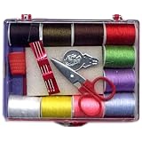 16 pcs Travel Sewing Kit with Scissor in a box