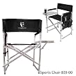 Colorado College Tigers Portable Folding Sports Chair - Black w/Digital Print