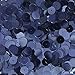 8mm Flat Round Sequins Navy Blue Metallic