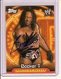 Booker T Autographed 2006 Topps World Wrestling Entertainment Card