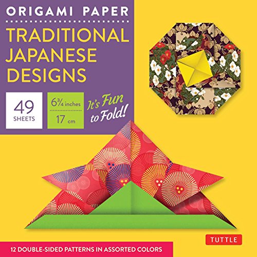 Origami Paper - Traditional Japanese Designs - Small 6 3/4: - 49 Sheets (Tuttle Origami Paper)