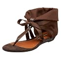 Chinese Laundry Women's Sudoku Twill Ankle Wrap Sandal