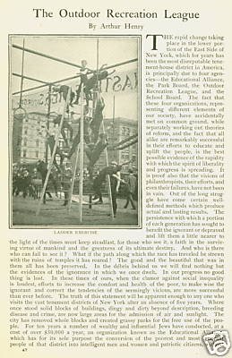 1900 Outdoor Recreation League of New York City 